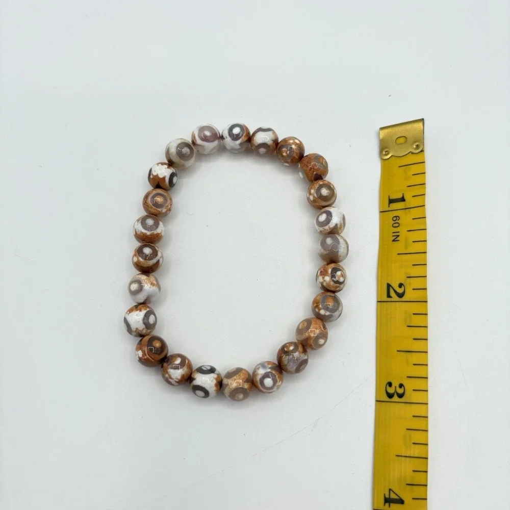 Natural Orbicular Jasper Beaded Stretch 8mm Gemstone Healing‎ Jewelry